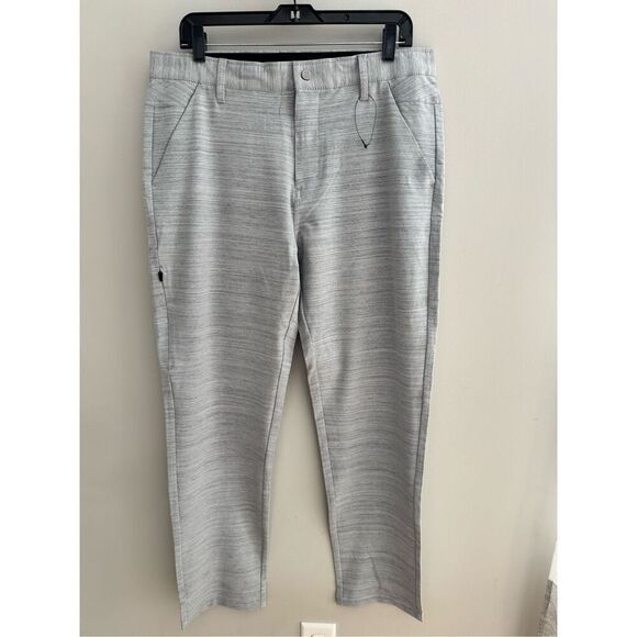 BYLT Kinetic Gray Performance Stretch Premium Basics Chino Pants NEW Size 36 - Picture 4 of 12